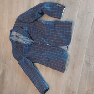 WALTER MORTON HSM NEW YORK MEN'S SZ 40R BLUE PLAID SPORT COAT NWT $495
